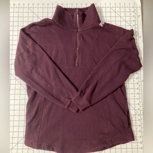 PINK by Victoria Secret Women’s XS Maroon 1/4 Zip Sweater